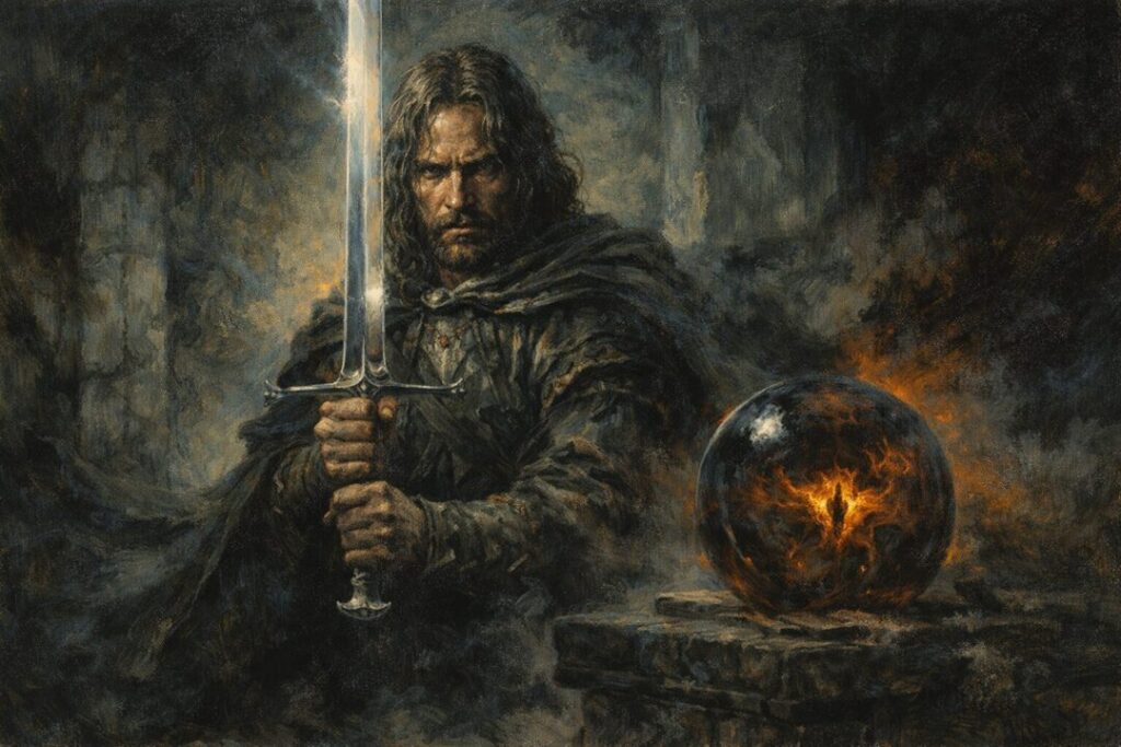 Aragorn and Palantir