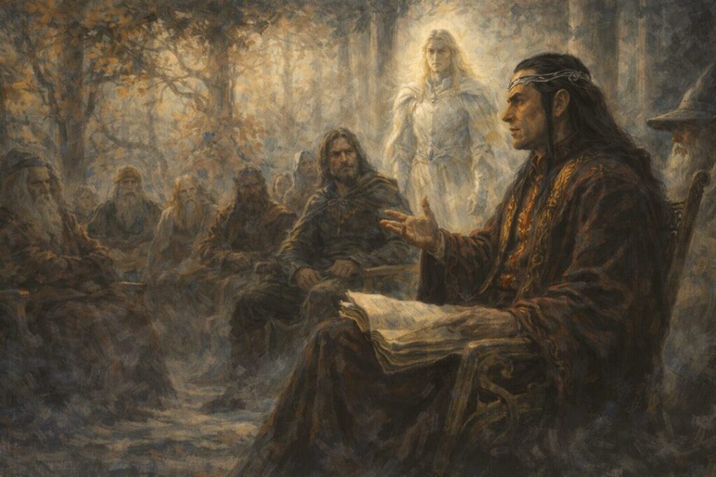 Glorfindel present at council of Elrond