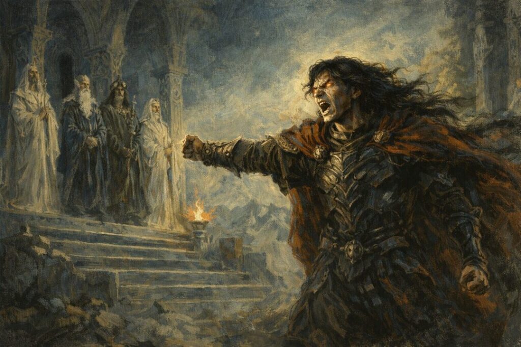 Feanor warns about Morgoth