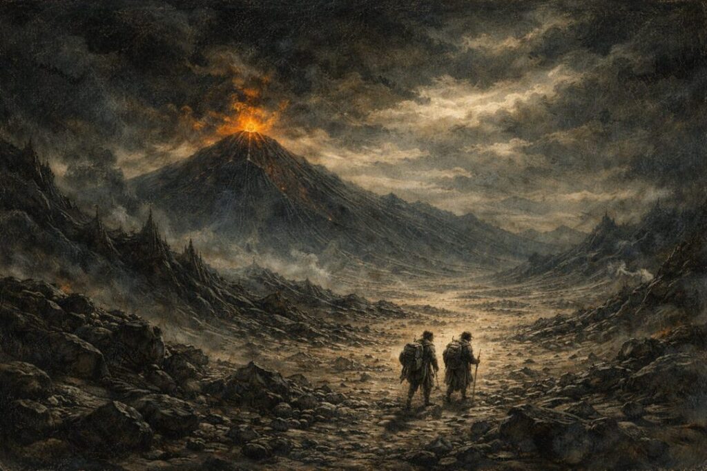 Blind spot Mount Doom