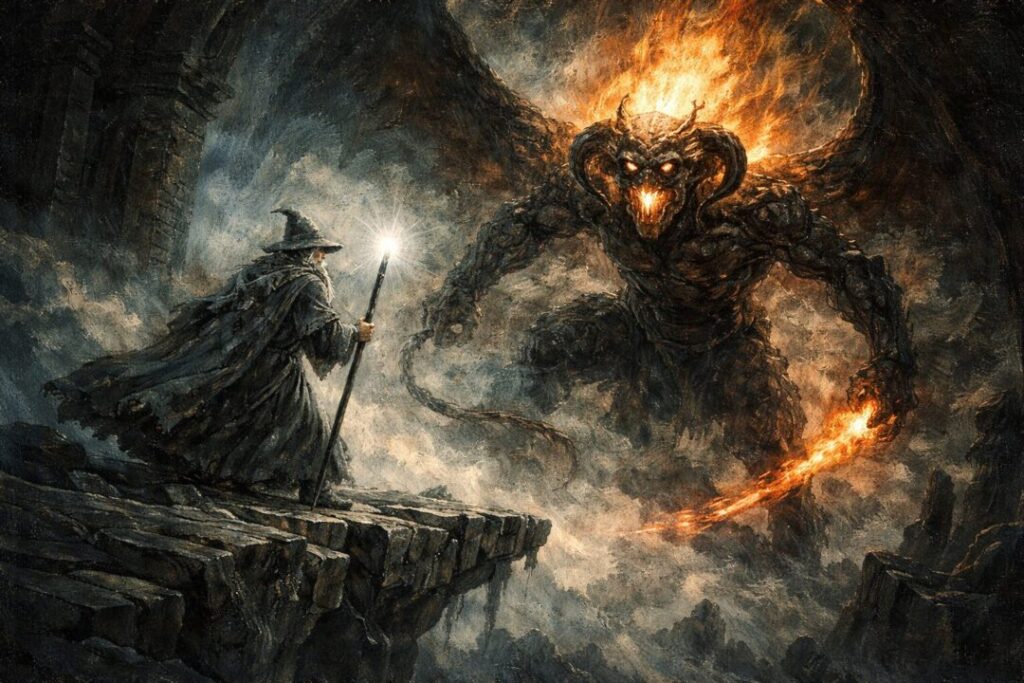 Gandalf vs Balrog