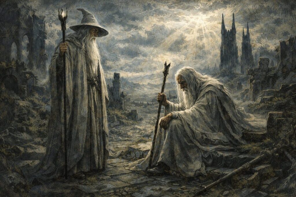 Gandalf offers redemption to Saruman