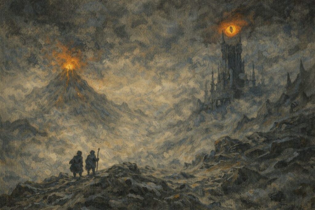 Frodo and Sam in the Sauron blind spot