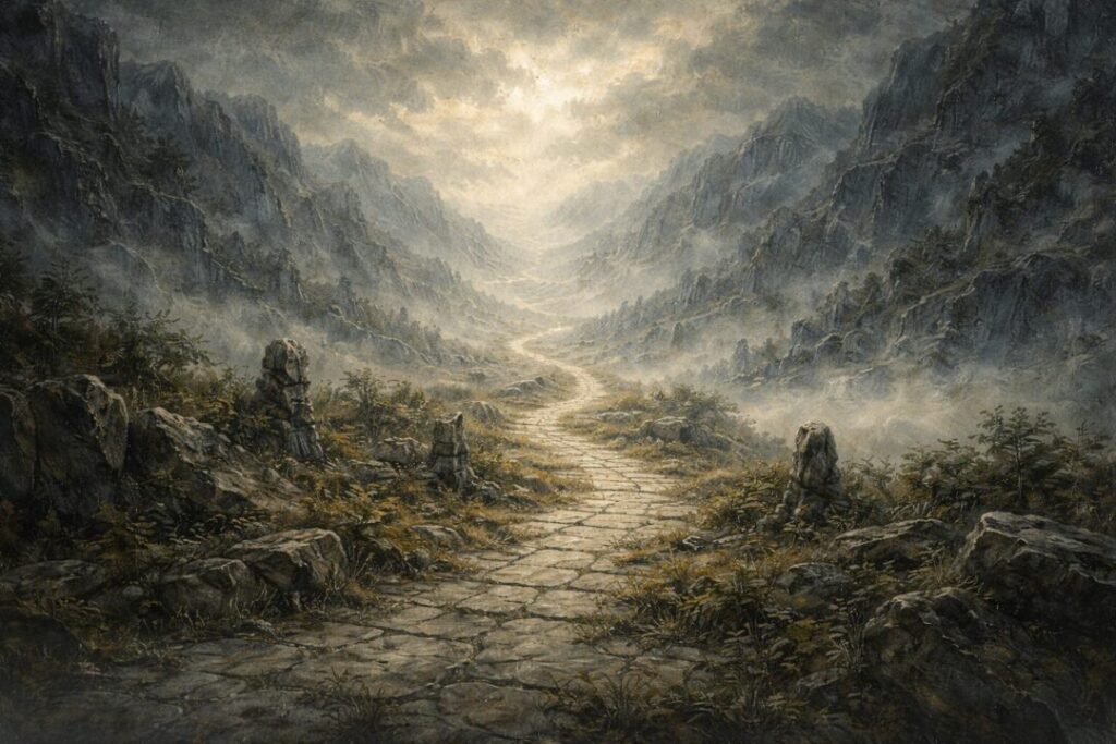 Unwritten paths and stories of Middle Earth