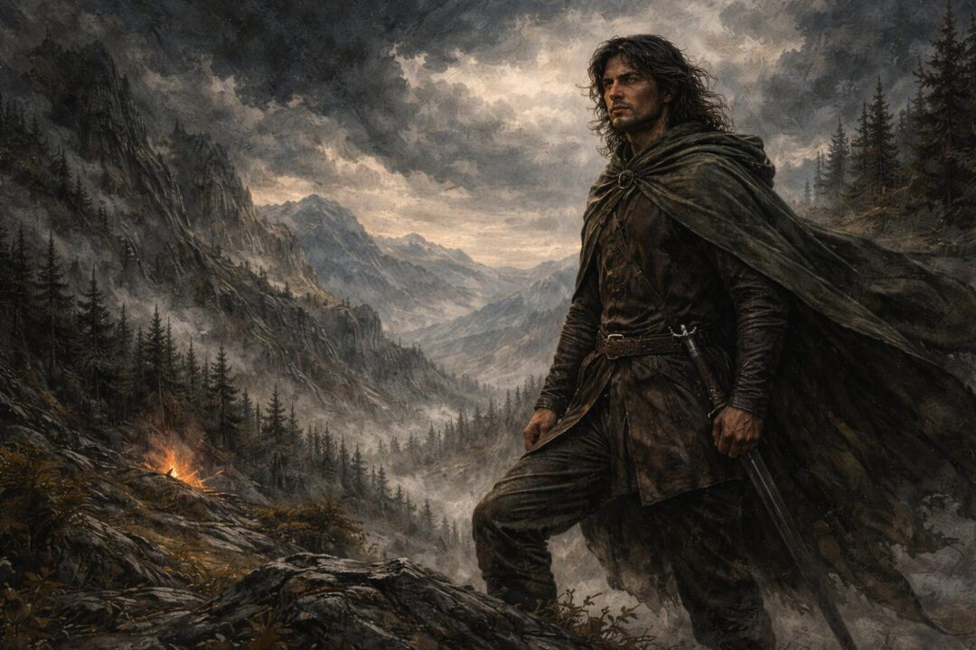 Aragorn before the crown