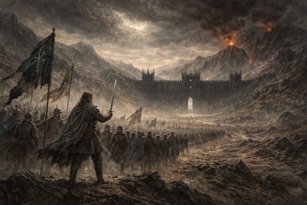 Aragorn march Black Gate