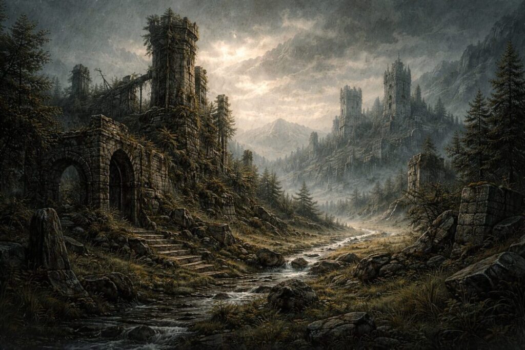 Arnor ruins fading kingdoms