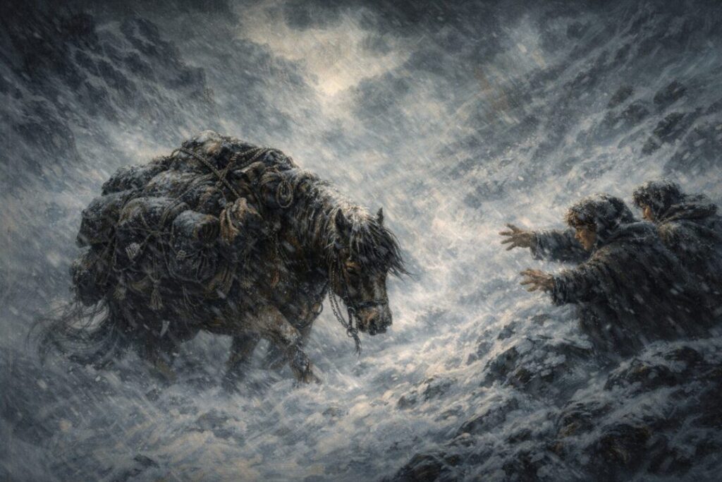 Bill the Pony Caradhras burden