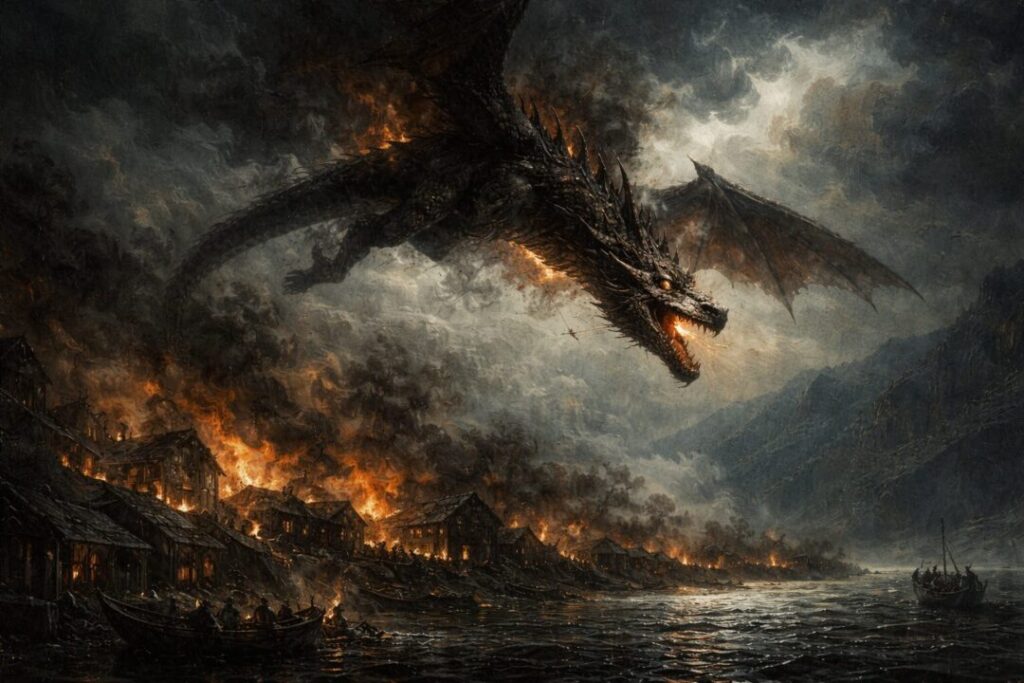 Death of Smaug laketown