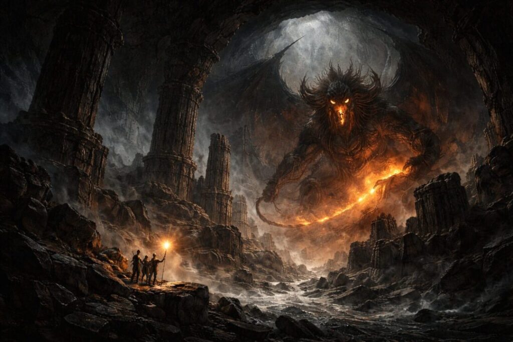 Durin's bane Balrog Moria