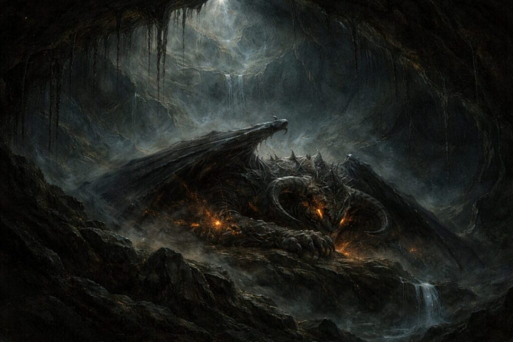 Durins bane sleeping beneath