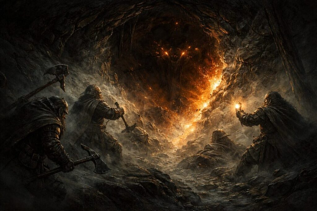 Dwarves awaken Balrog