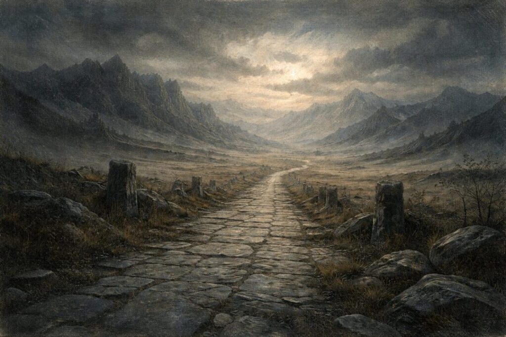 Forgotten road east Middle Earth