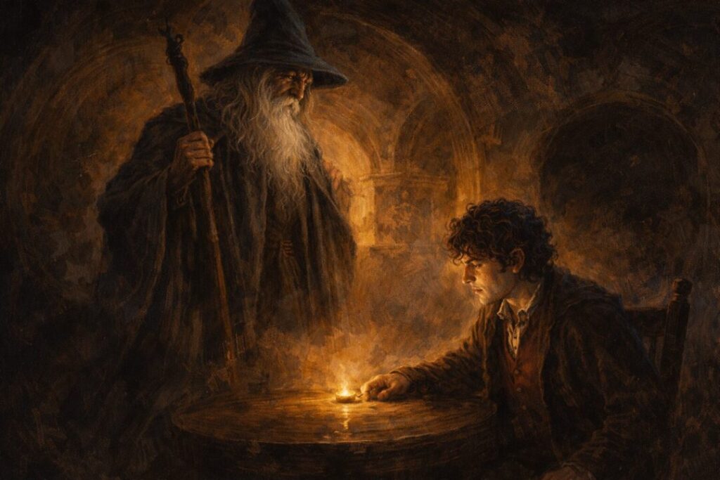 Gandalf and Frodo