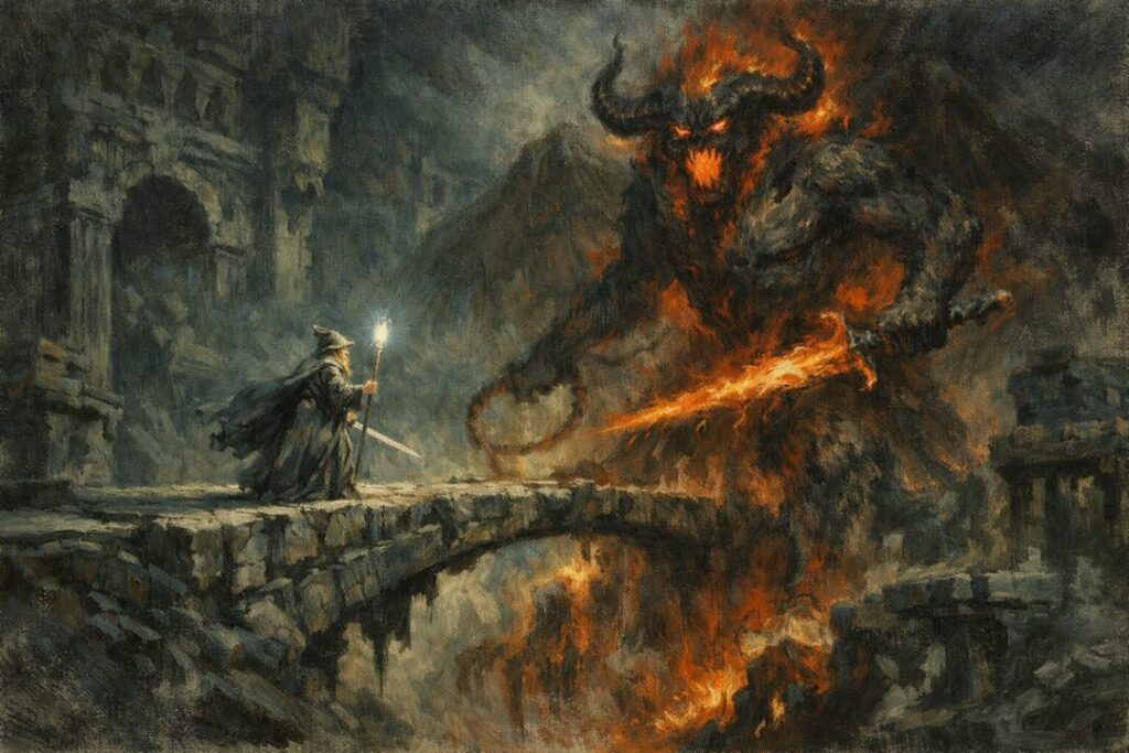 Gandalf vs Balrog