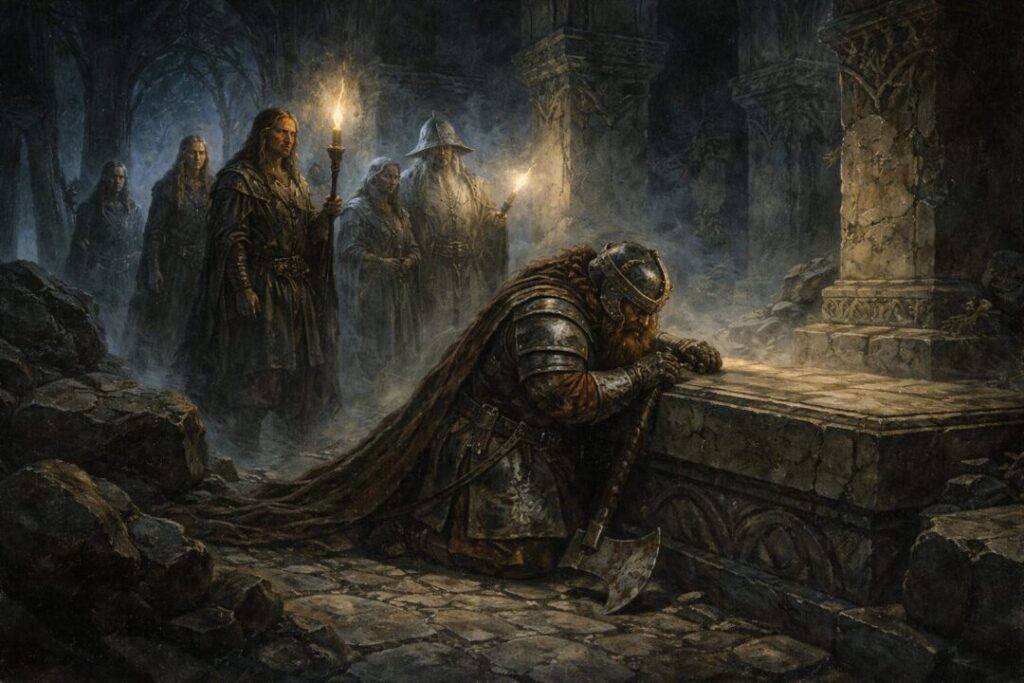 Gimli Moria Balin Tomb