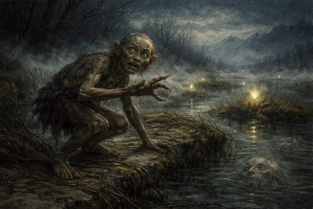 Gollum warning Dead marshes