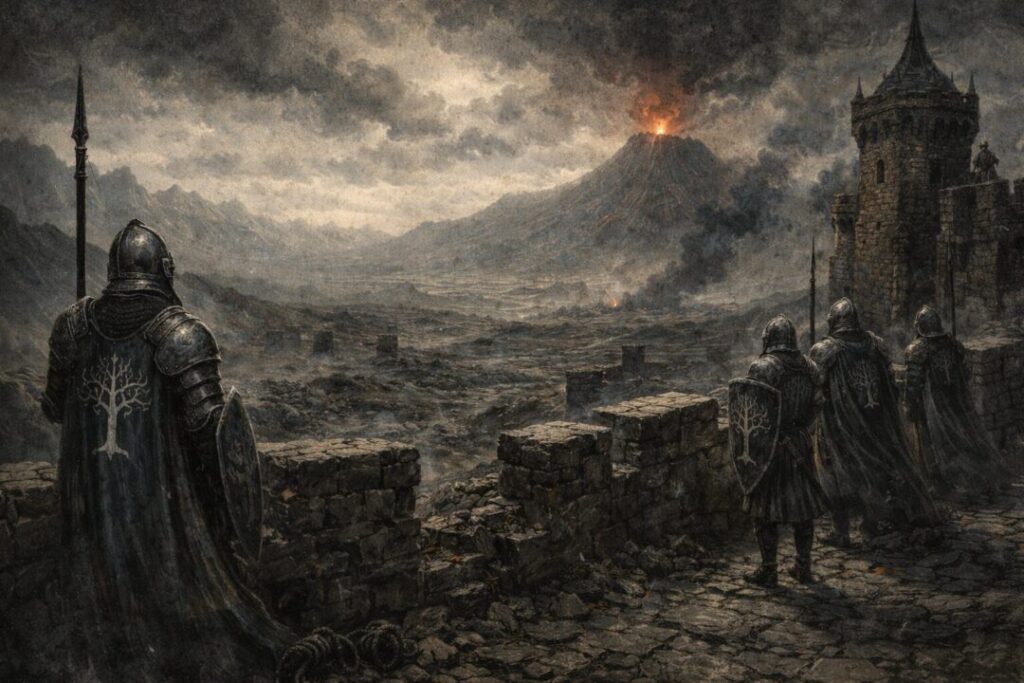 Gondor guards Mordor