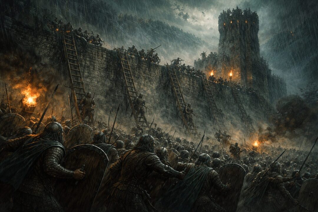 Helms deep night siege