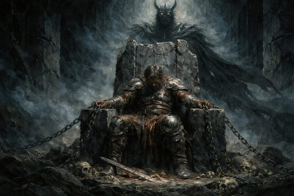 Hurin cursed by Morgoth