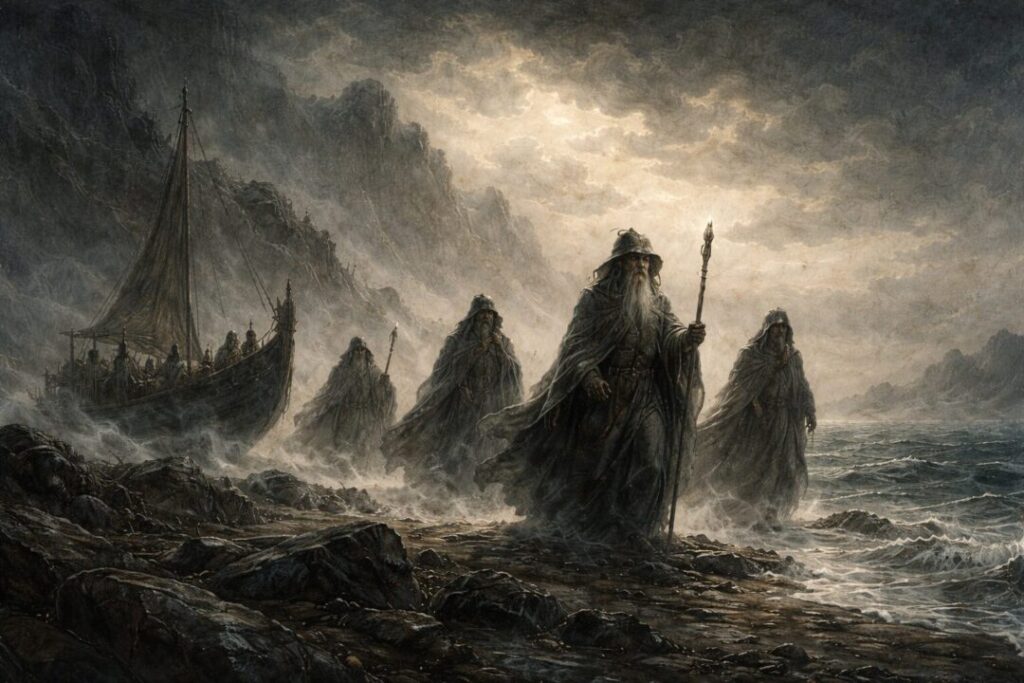 Istari arrival Middle Earth