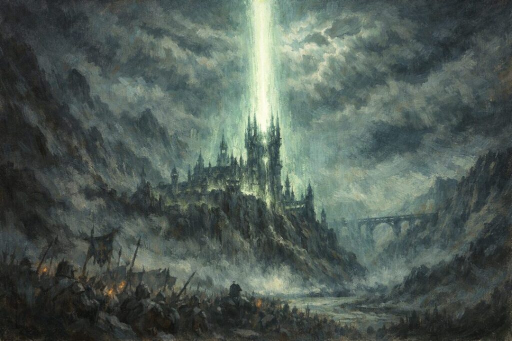 Minas Morgul beam of light