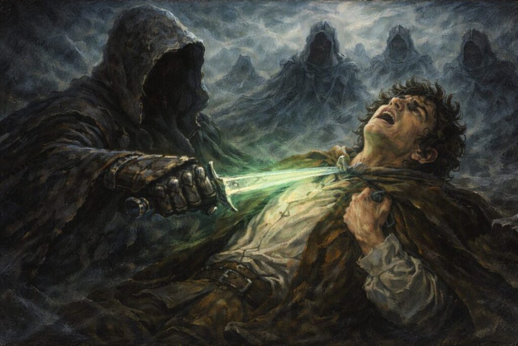 Morgul blade Frodo stabbed