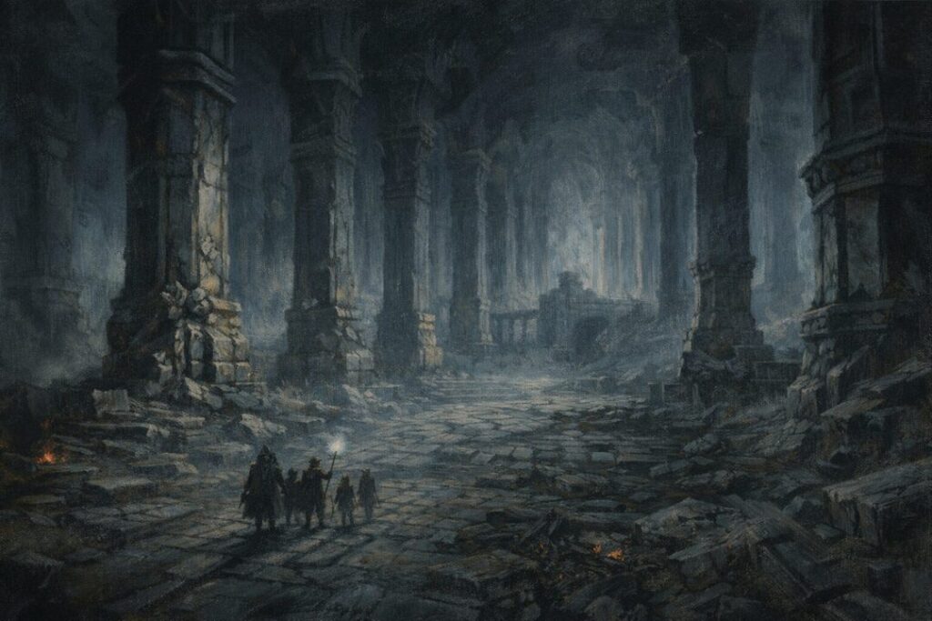 Moria abandoned Dwarven kingdom