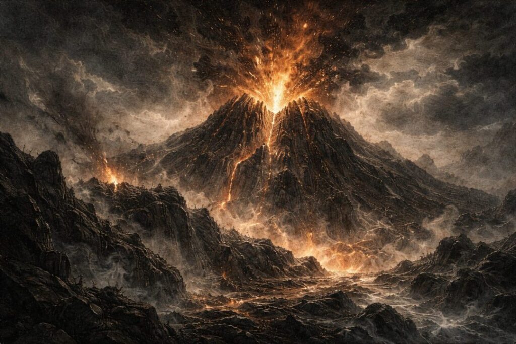 Mount Doom One Ring destruction