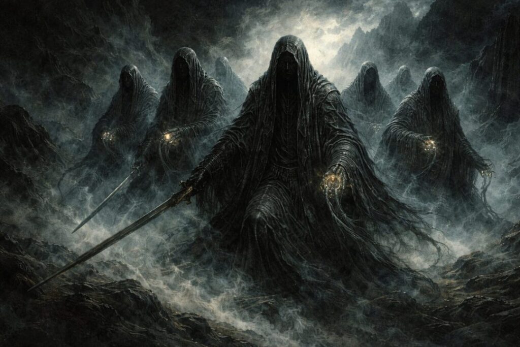 Nazgul nine rings Sauron
