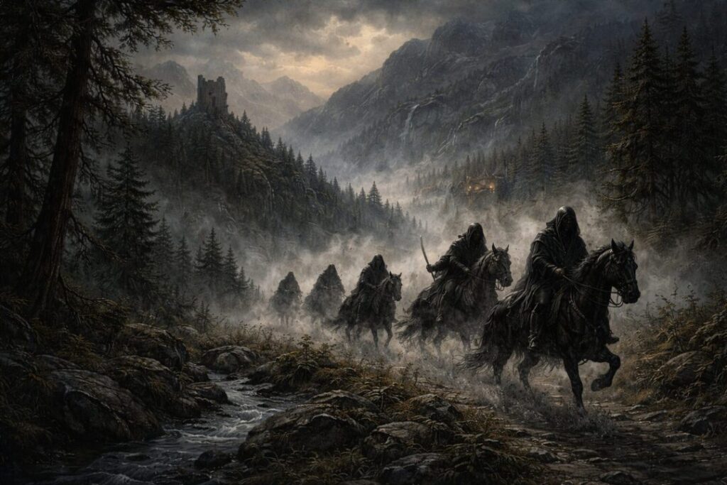 Nazgul search Eriador near Rivendell