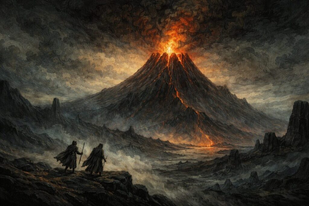 One Ring destruction Mount Doom