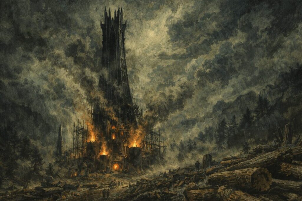 Isengard Orthanc industrialization