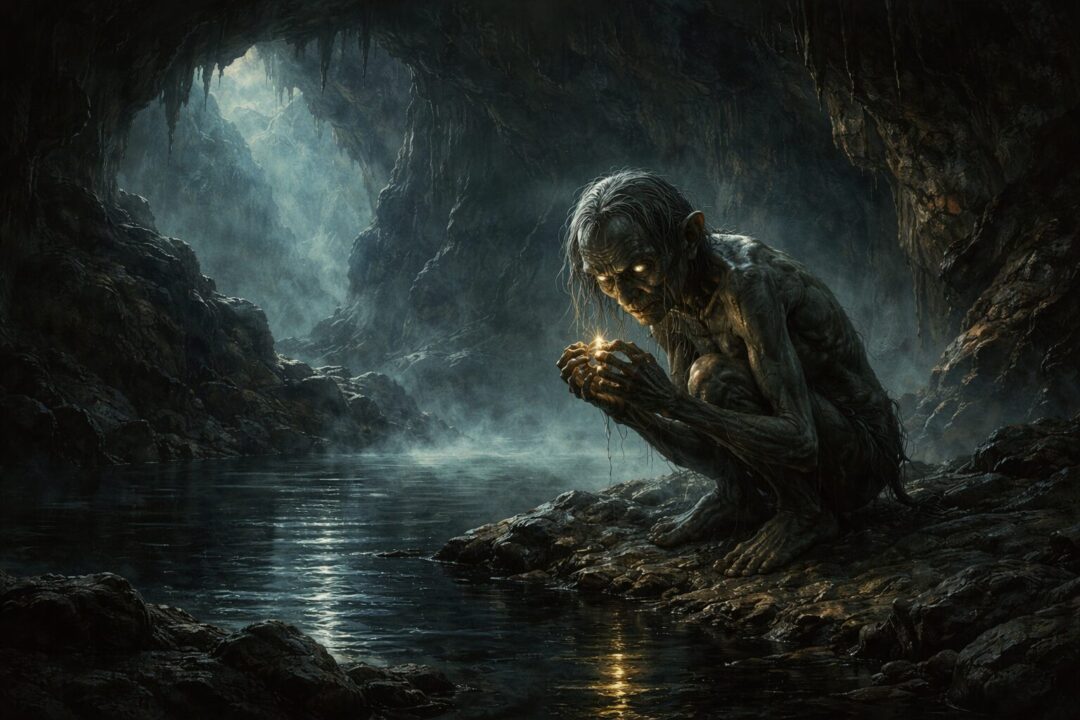 Ring Gollum Misty Mountains