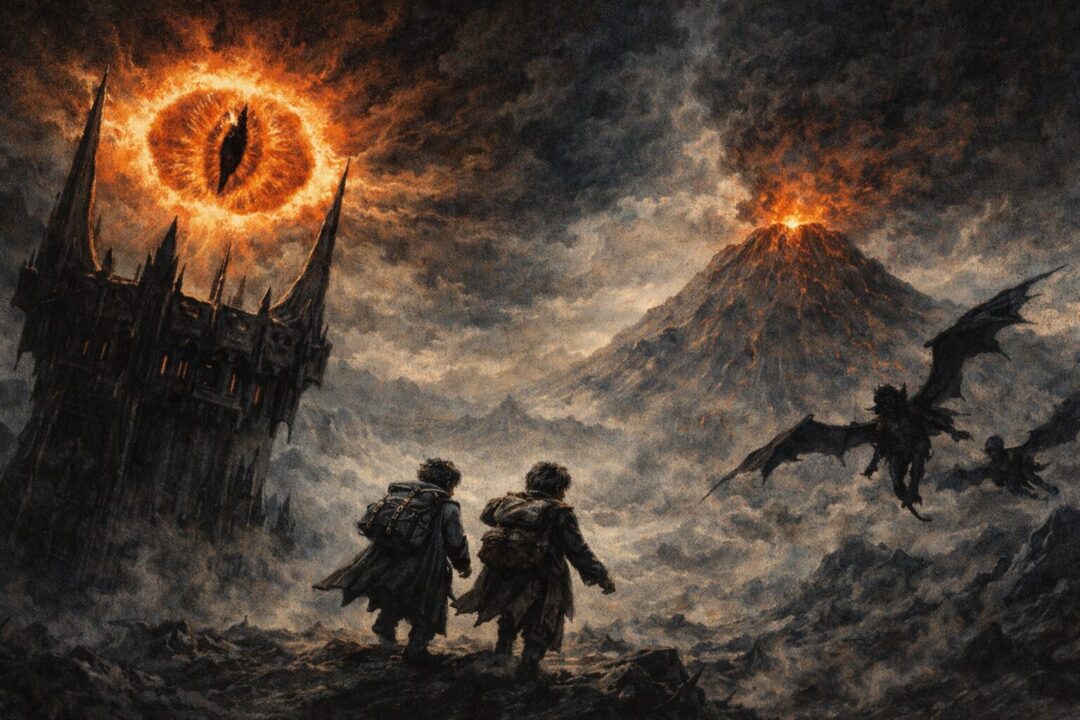 Sauron realization Ring at Mount Doom