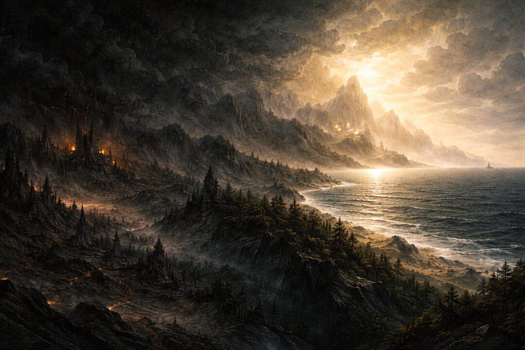 Shadow of Sauron end of the world