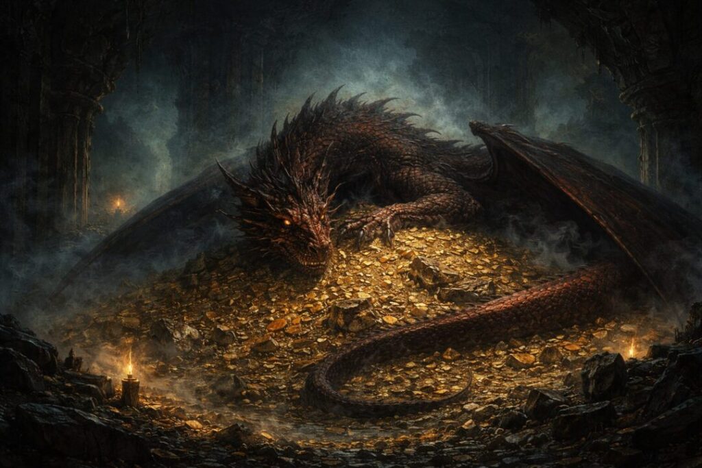 Smaug dragon greed