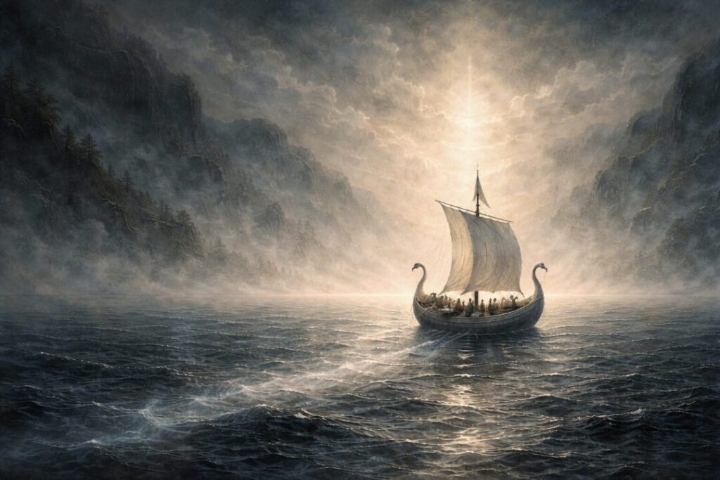 Elven ships undying lands