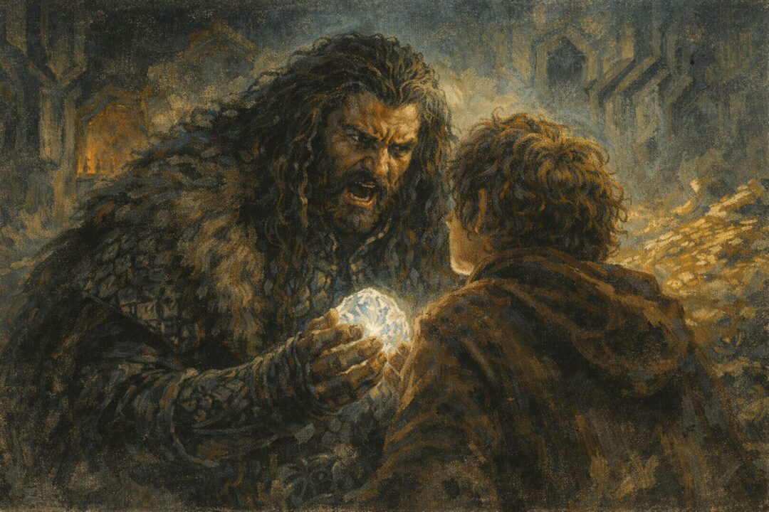 Thorin and Bilbo Arkenstone confrontation