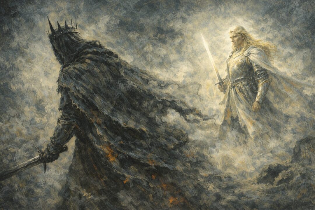 Witch King withdraws from Glorfindel