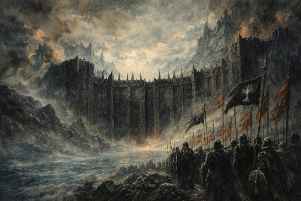 Aragorn black gate march