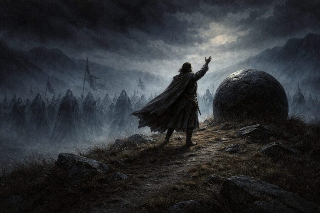 Aragorn summons oathbreakers