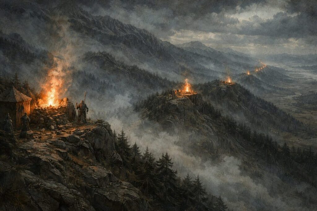 Beacon hills of Gondor