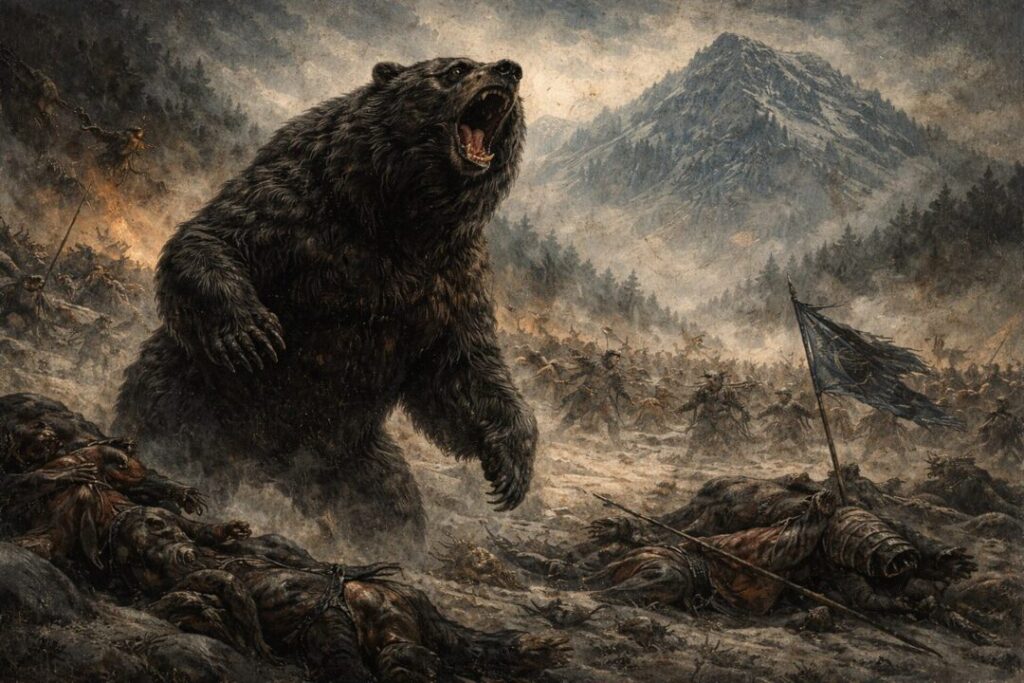 Beorn bear battle