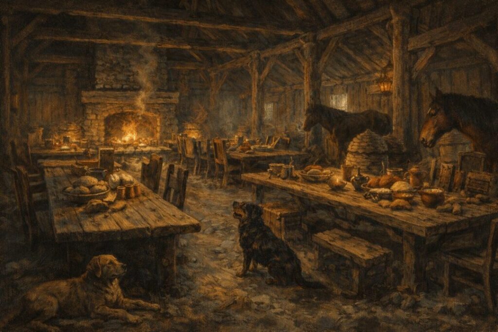 Beorn wooden hall