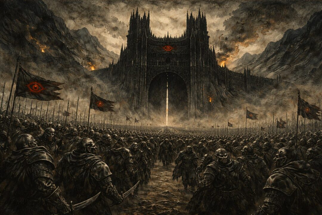 Black gate of Mordor