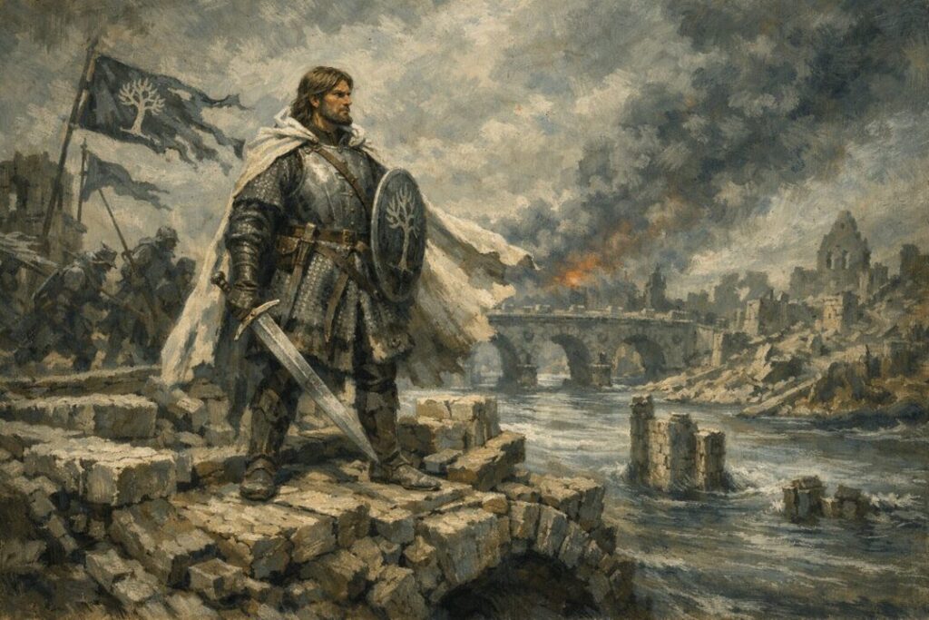 Boromir holding Osgiliath