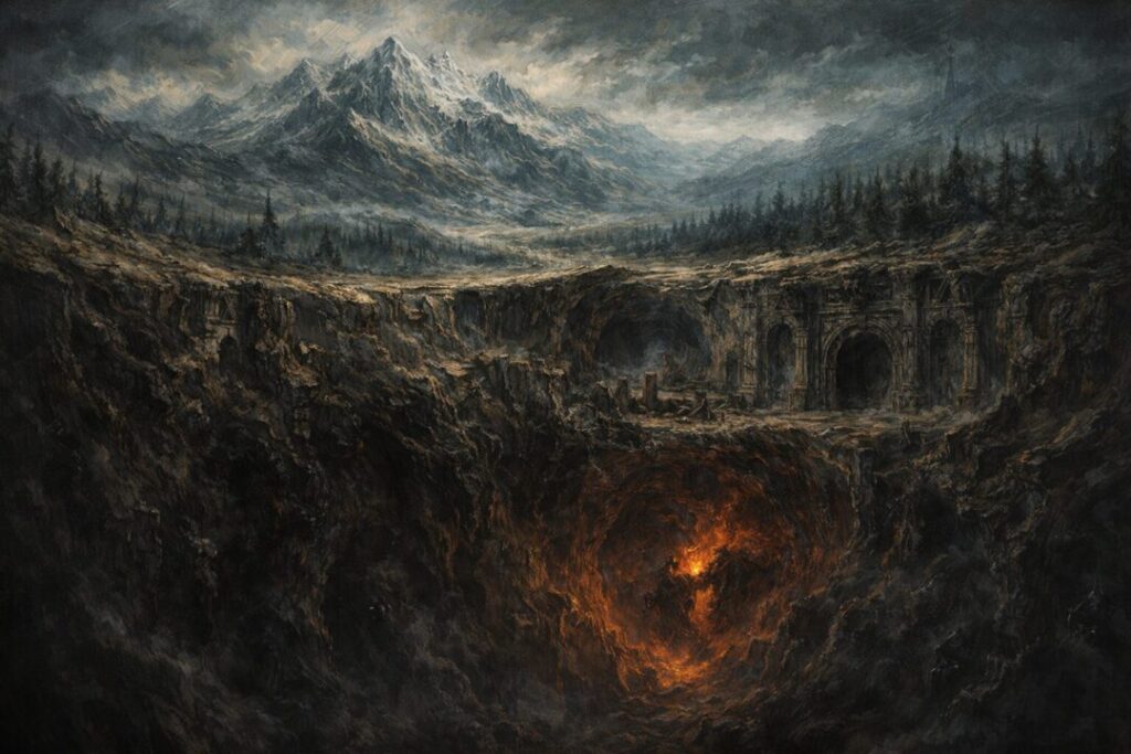 Deep places of Middle Earth