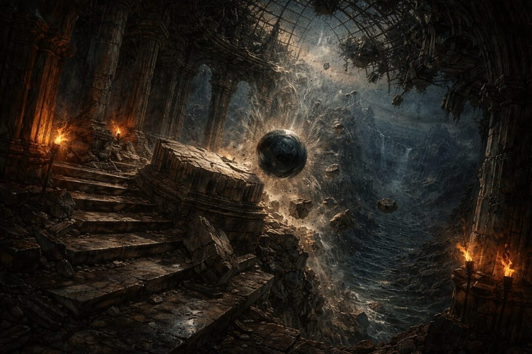 Dome of stars burning Osgiliath