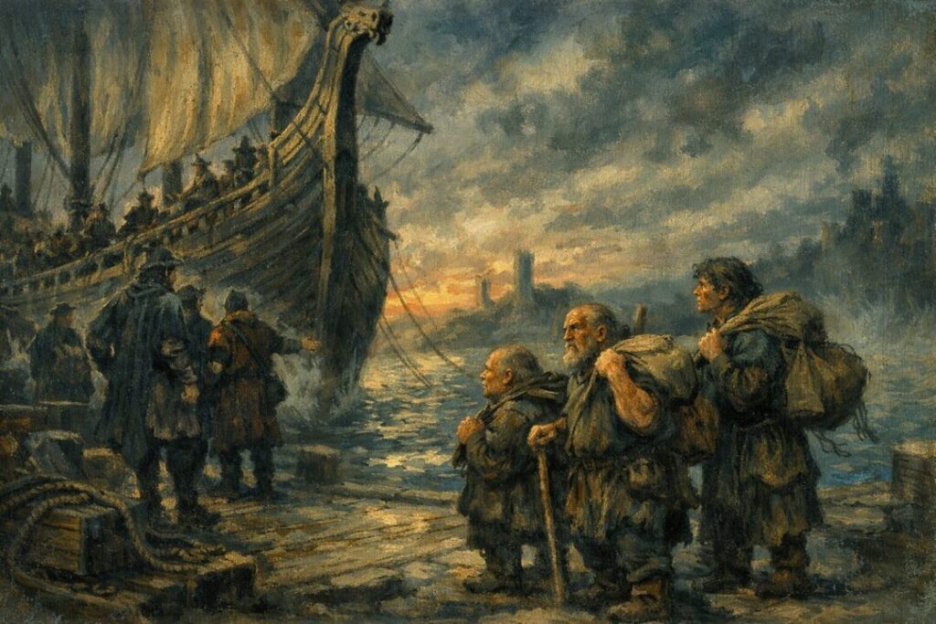 Druedain leave numenor before downfall